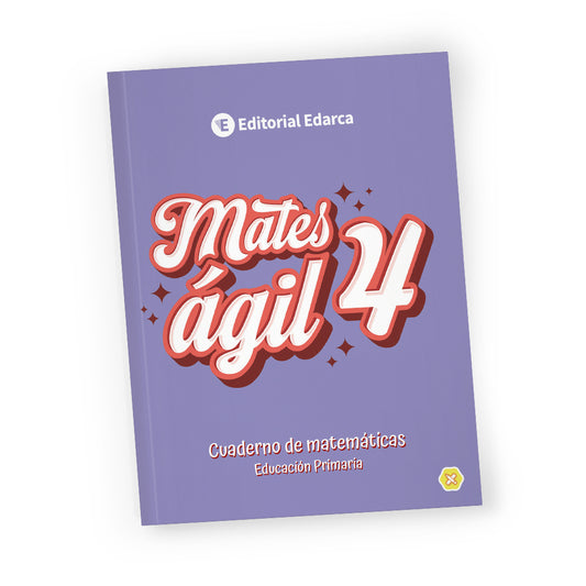 Mates ágil 4 - Quadern de matemàtiques - 4t de primària