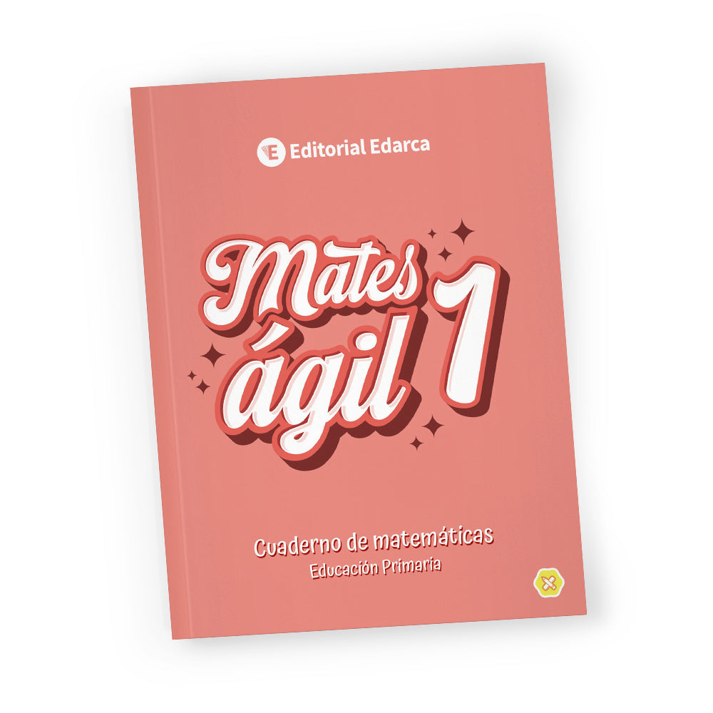 Mates ágil 1 cursiva - Quadern de matemàtiques - 1r de primària