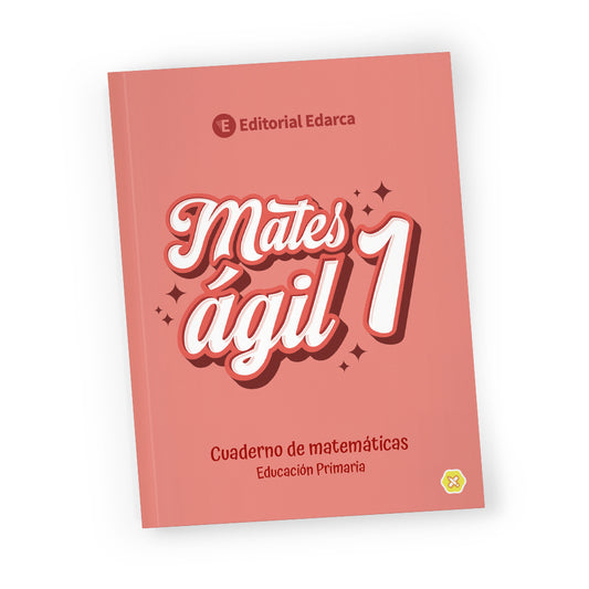 Mates ágil 1 imprenta - Quadern de matemàtiques - 1r de primària