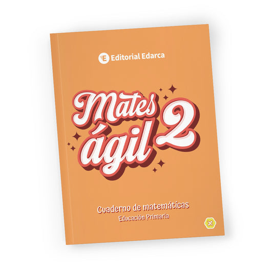 Mates ágil 2 cursiva - Quadern de matemàtiques - 2n de primària
