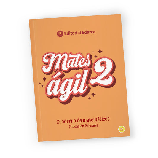 Mates ágil 2 imprenta - Quadern de matemàtiques - 2n de primària
