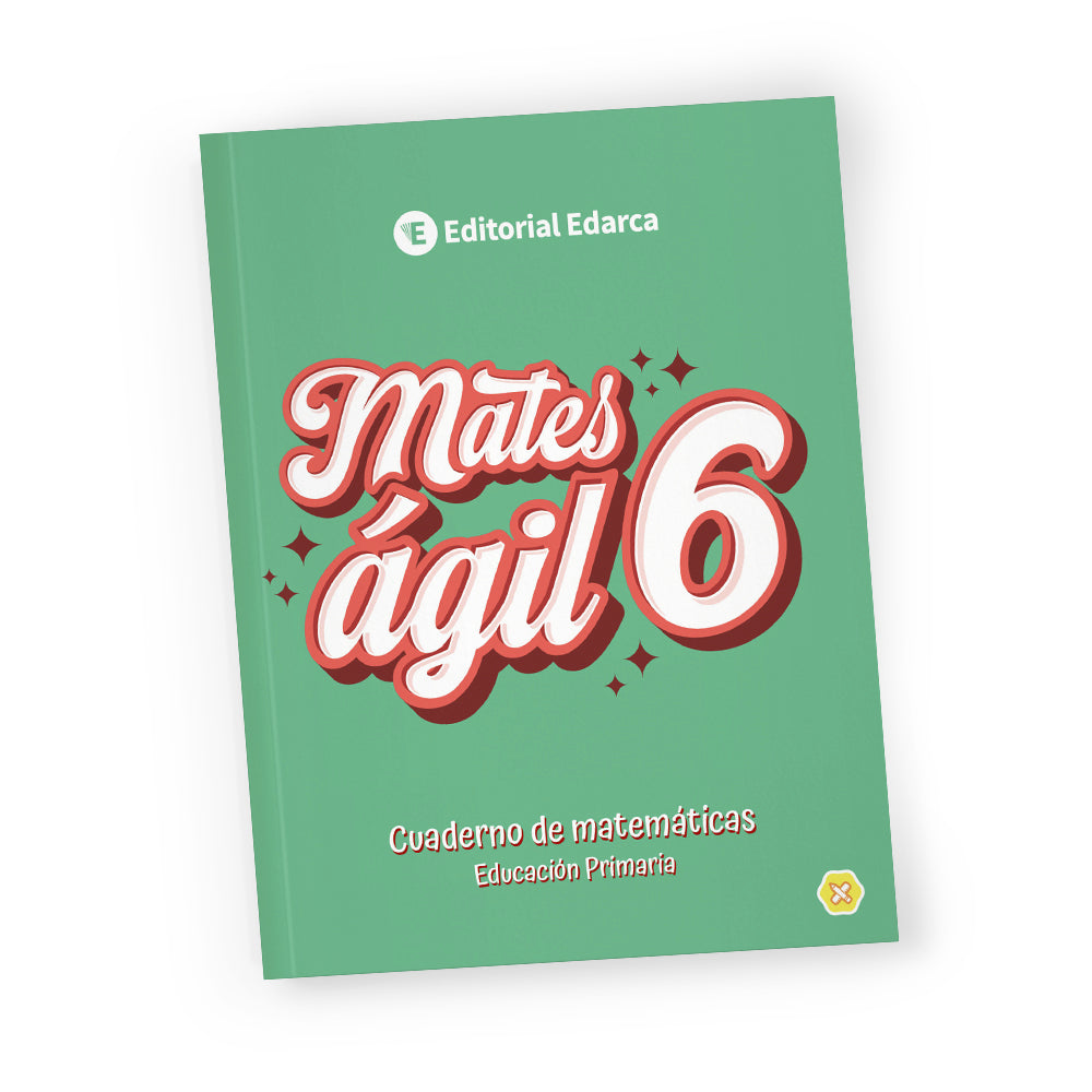 Mates ágil 6 - Quadern de matemàtiques - 6è de primària