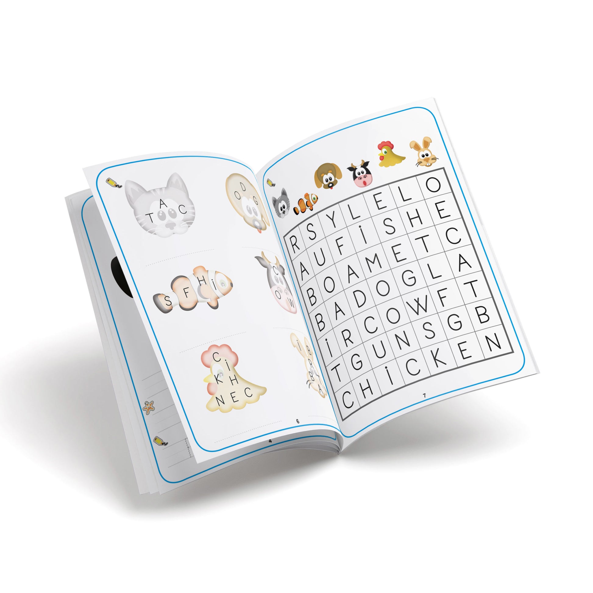fichas ingles animals