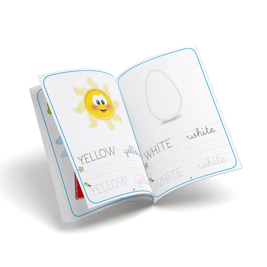 Cuaderno infantil ingles colours