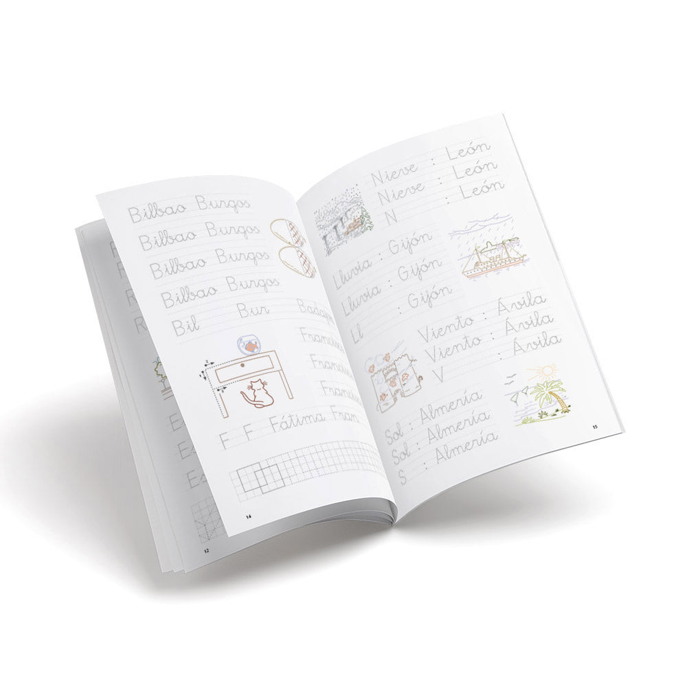 fichas castillo escritura 8
