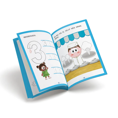 Quadern de grafomotricitat - Petit Pont Infantil - Nombres I3