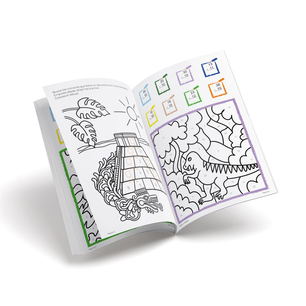 Quadern activitats - Restar y colorear 1