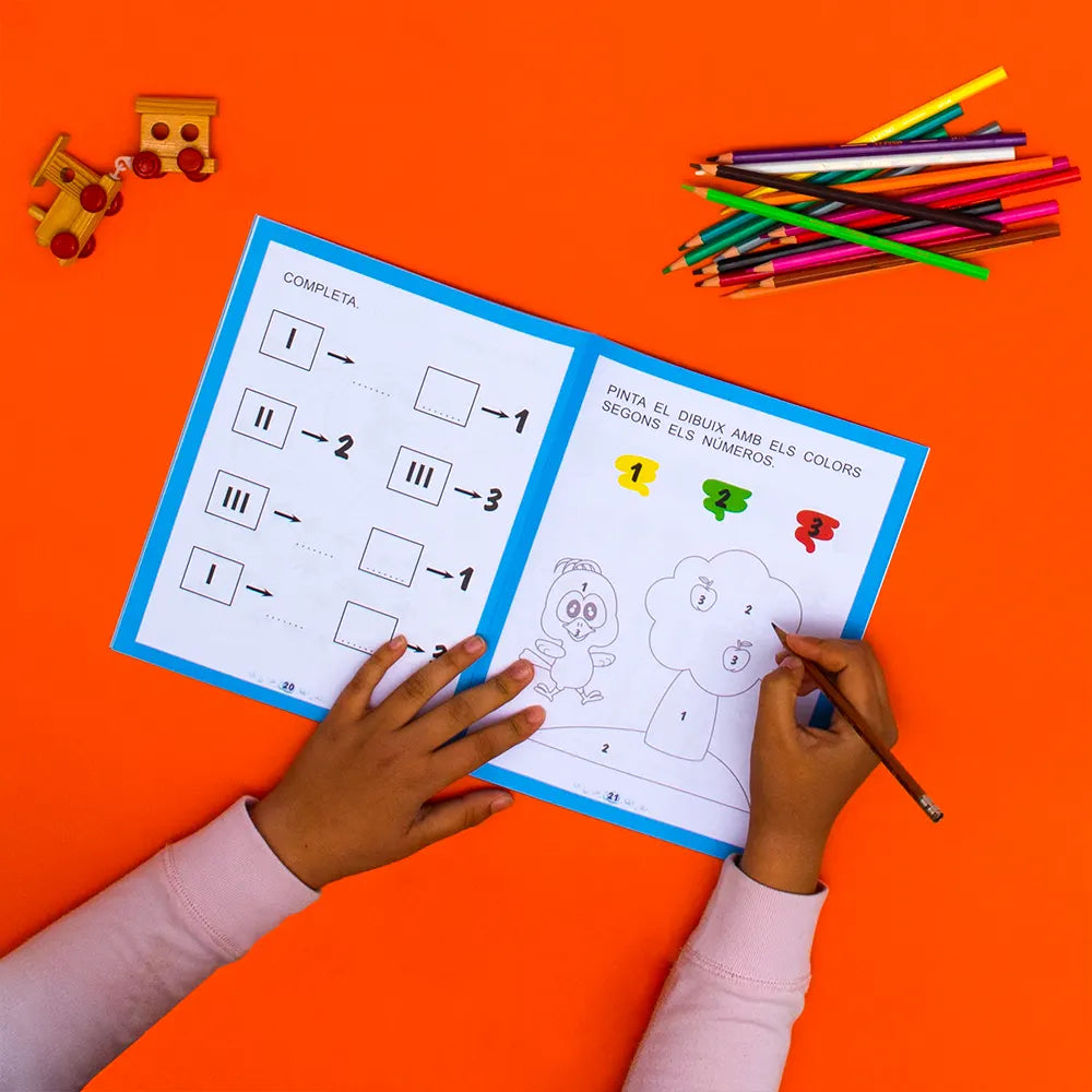 Quadern de grafomotricitat - Petit Pont Infantil - Nombres I3