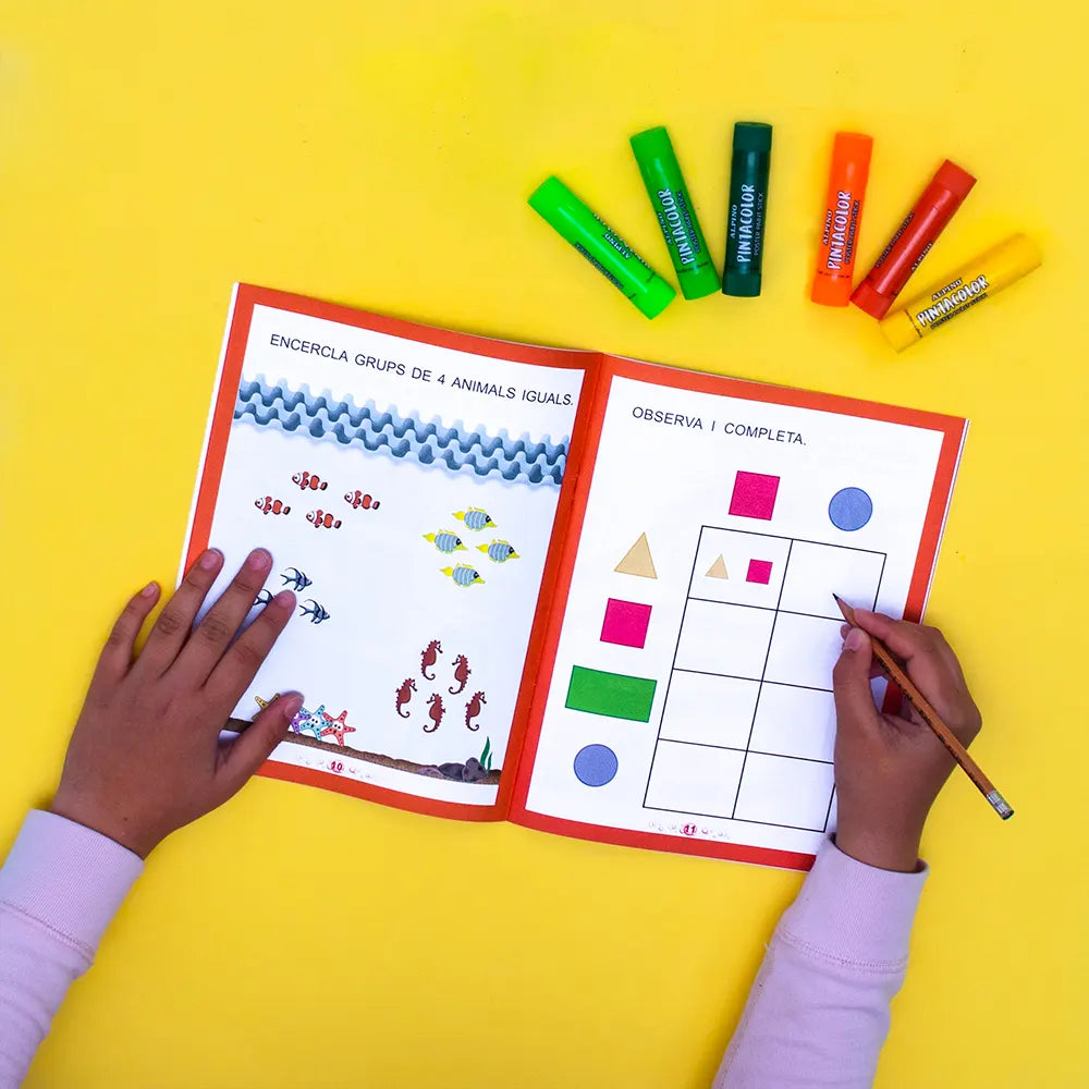 Quadern de grafomotricitat - Petit Pont Infantil - Nombres I4
