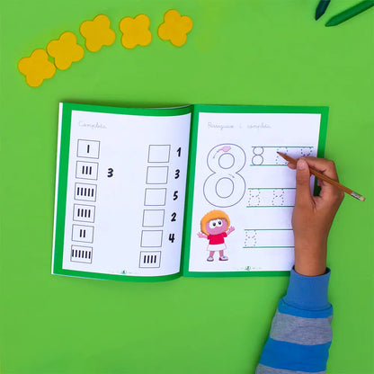 Quadern de grafomotricitat - Petit Pont Infantil - Nombres I5