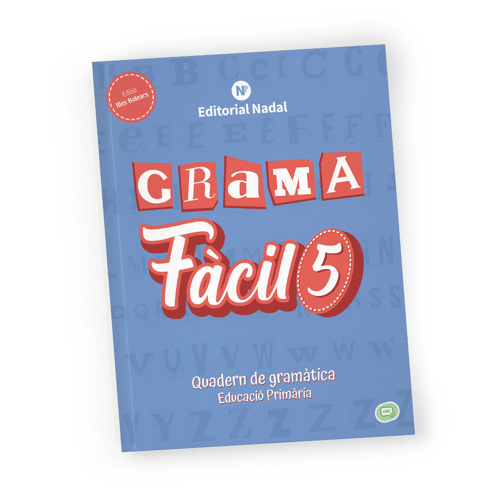 Grama fàcil 5 Balear - Quadern de gramàtica - 5è primària