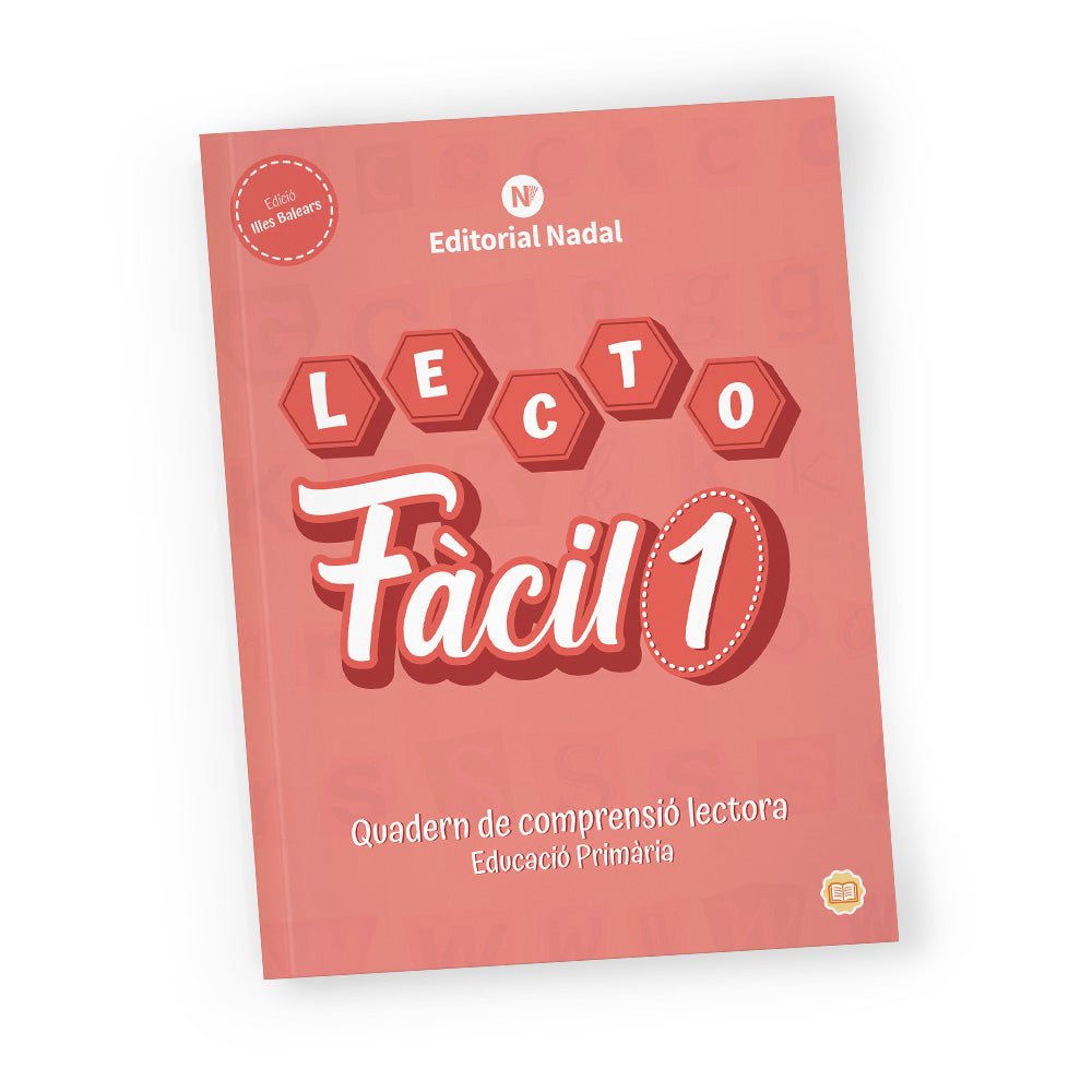 Lecto fàcil 1 lligada balear - Quadern comprensió i velocitat lectora - 1r de primària