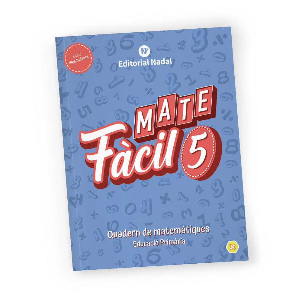 Mate fàcil 5 balear - Quadern de matemàtiques - 5è de primària