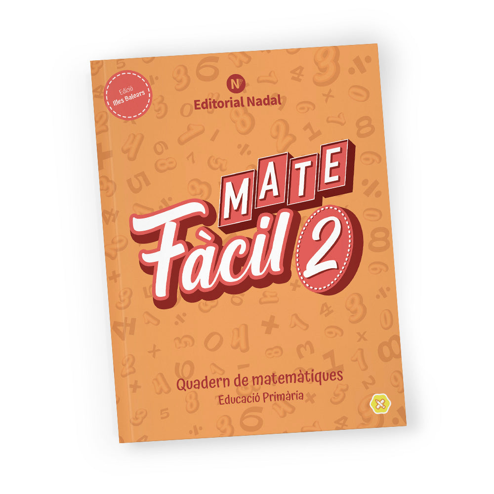 Mate fàcil 2 impremta balear - Quadern de matemàtiques - 2n de primària