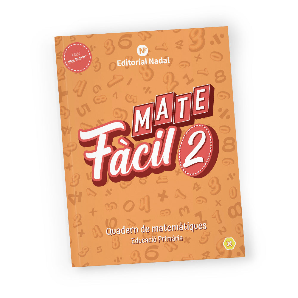 Mate fàcil 2 lligada balear - Quadern de matemàtiques - 2n de primària