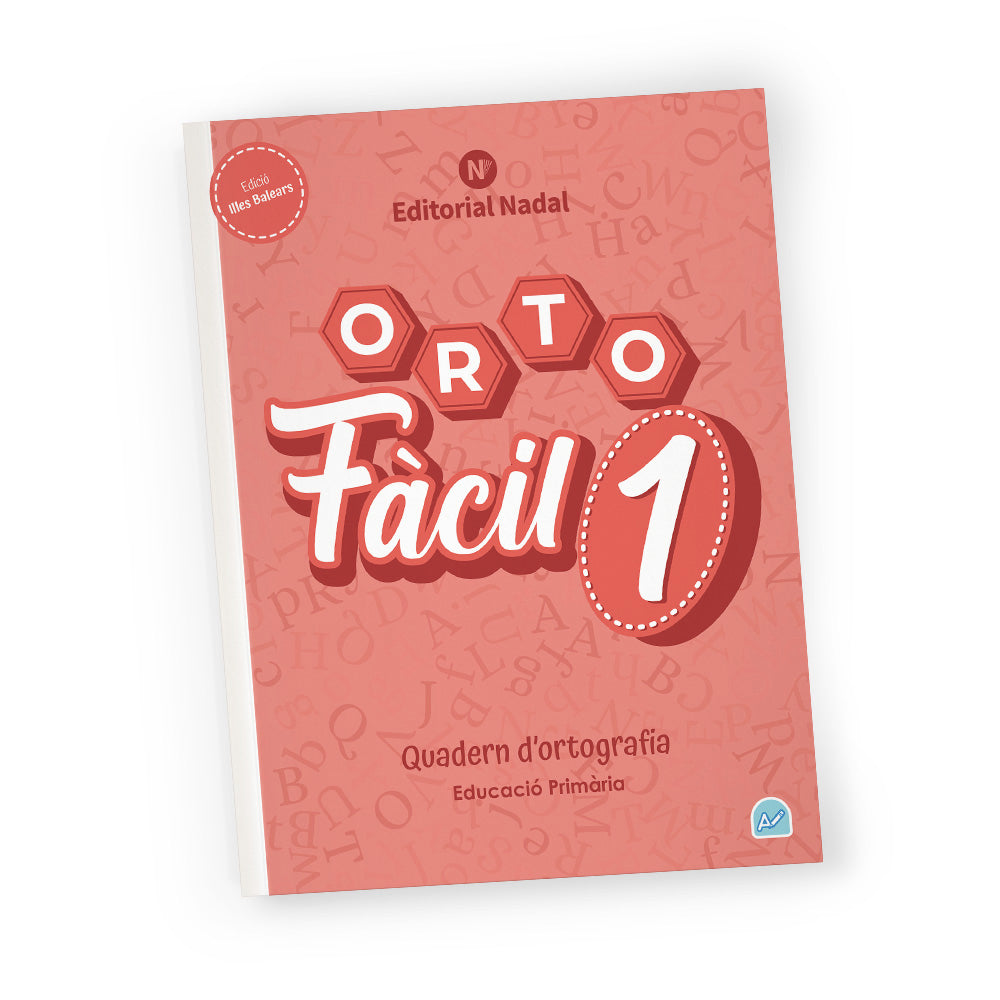 Orto fàcil 1 impremta - Quadern d'ortografia balear - 1r de primària