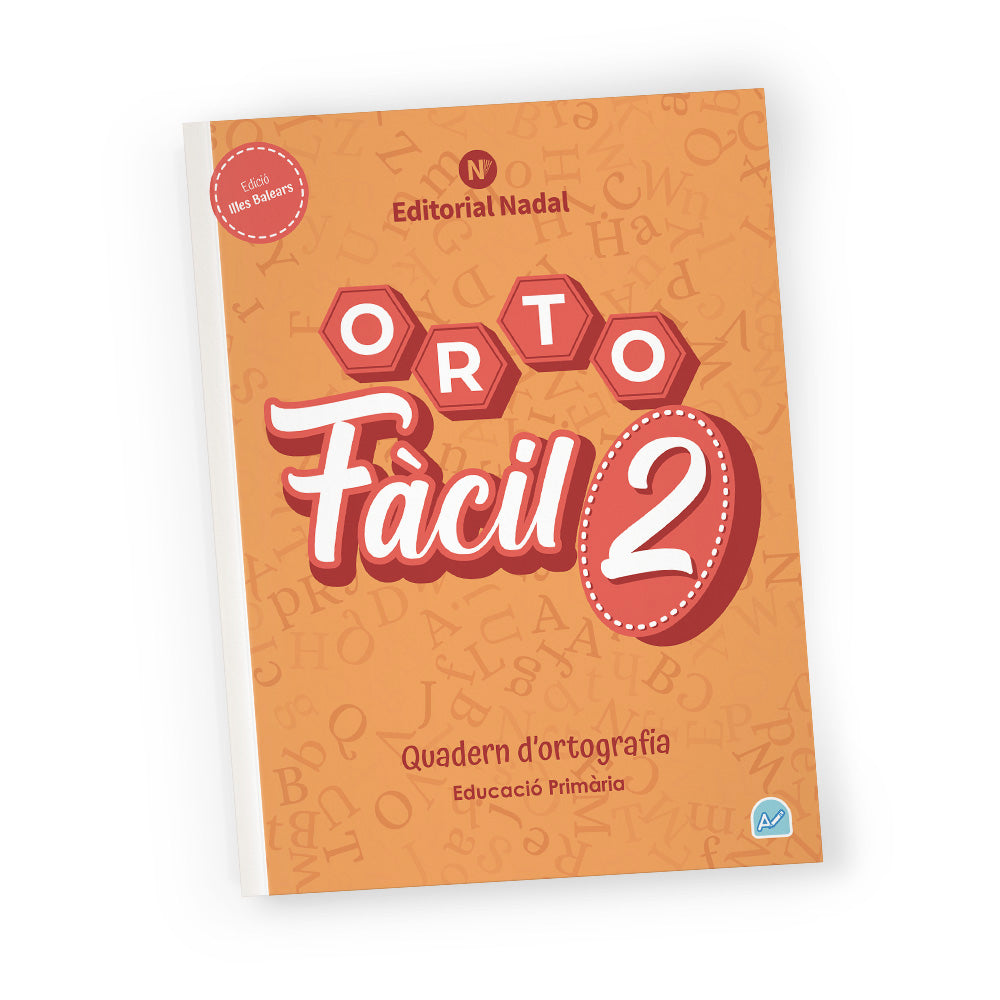 Orto fàcil 2 impremta - Quadern d'ortografia balear - 2n de primària