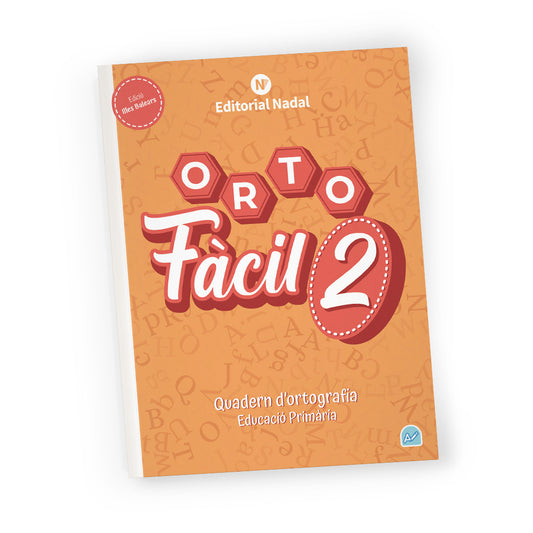 Orto fàcil 2 lligada - Quadern d'ortografia balear - 2n de primària