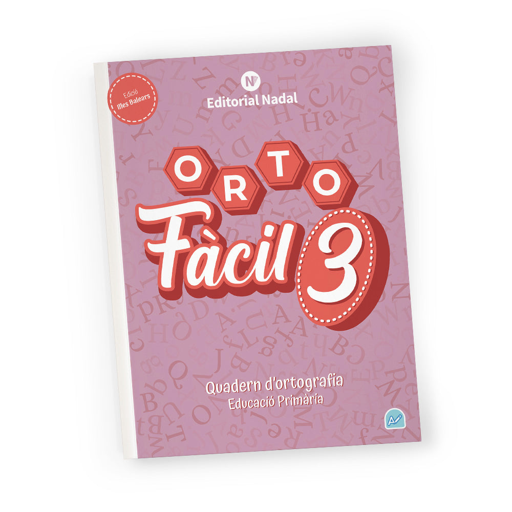 Orto fàcil 3 - Quadern d'ortografia balear - 3r de primària