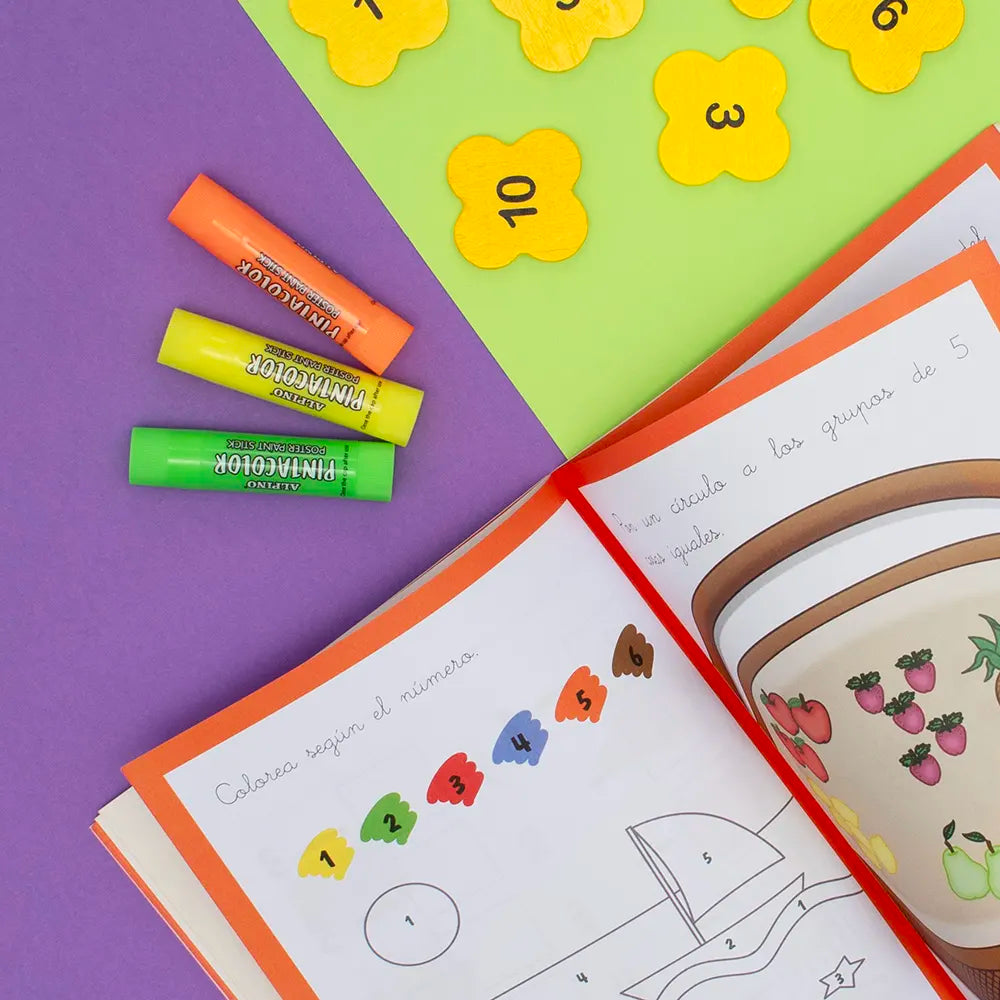 Quadern de grafomotricitat - Puente Infantil Números - 4 años