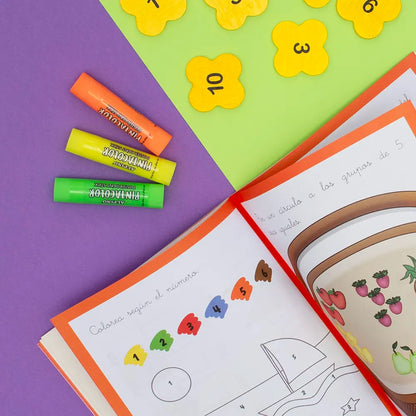 Quadern de grafomotricitat - Puente Infantil Números - 4 años