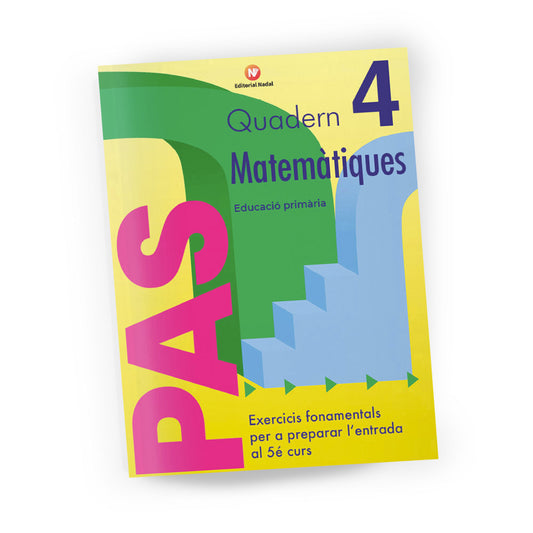 Quadern de matemàtiques – Pas Matemàtiques Quart – Primària