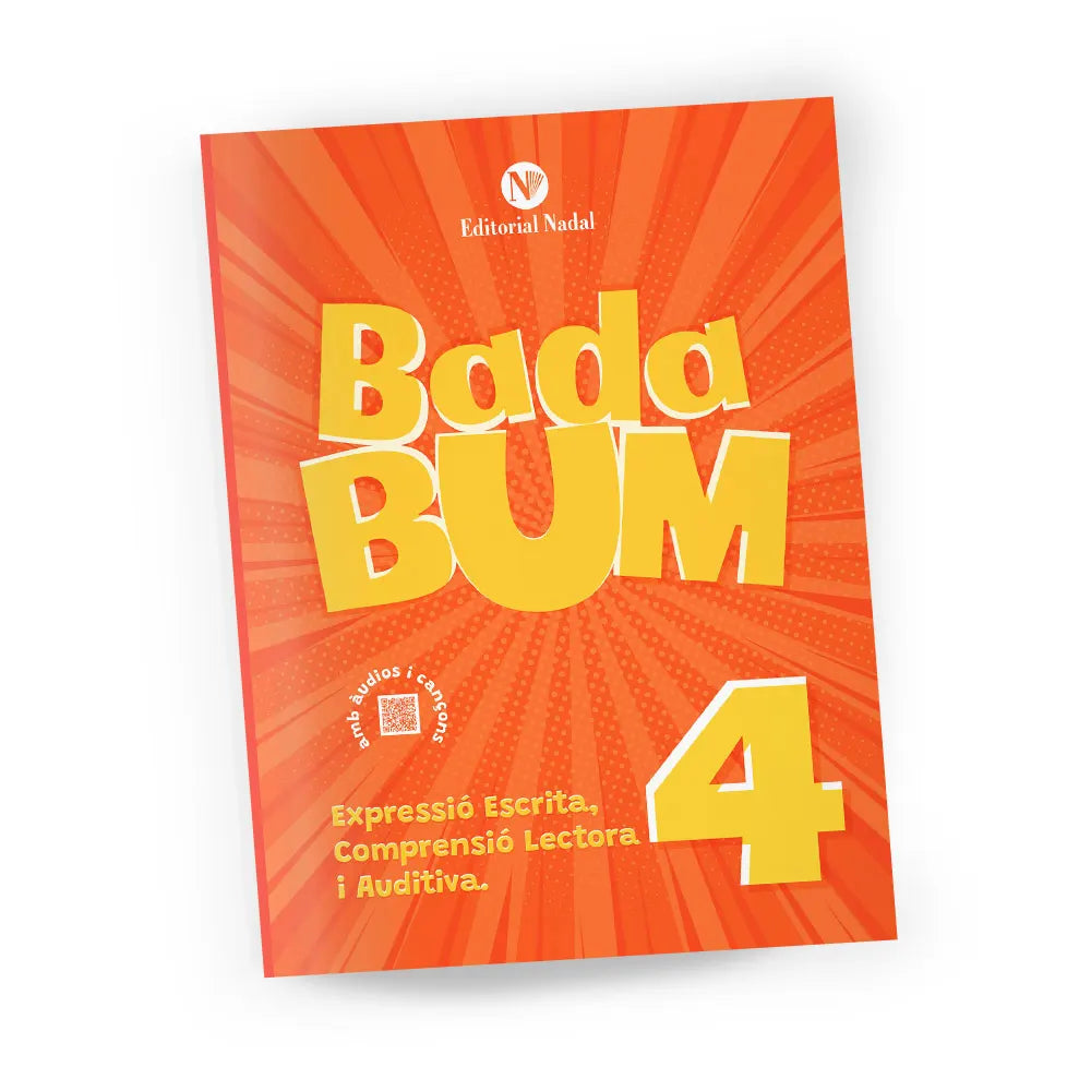 Quadern d’expressió escrita, comprensió lectora i auditiva – BADA BUM 4