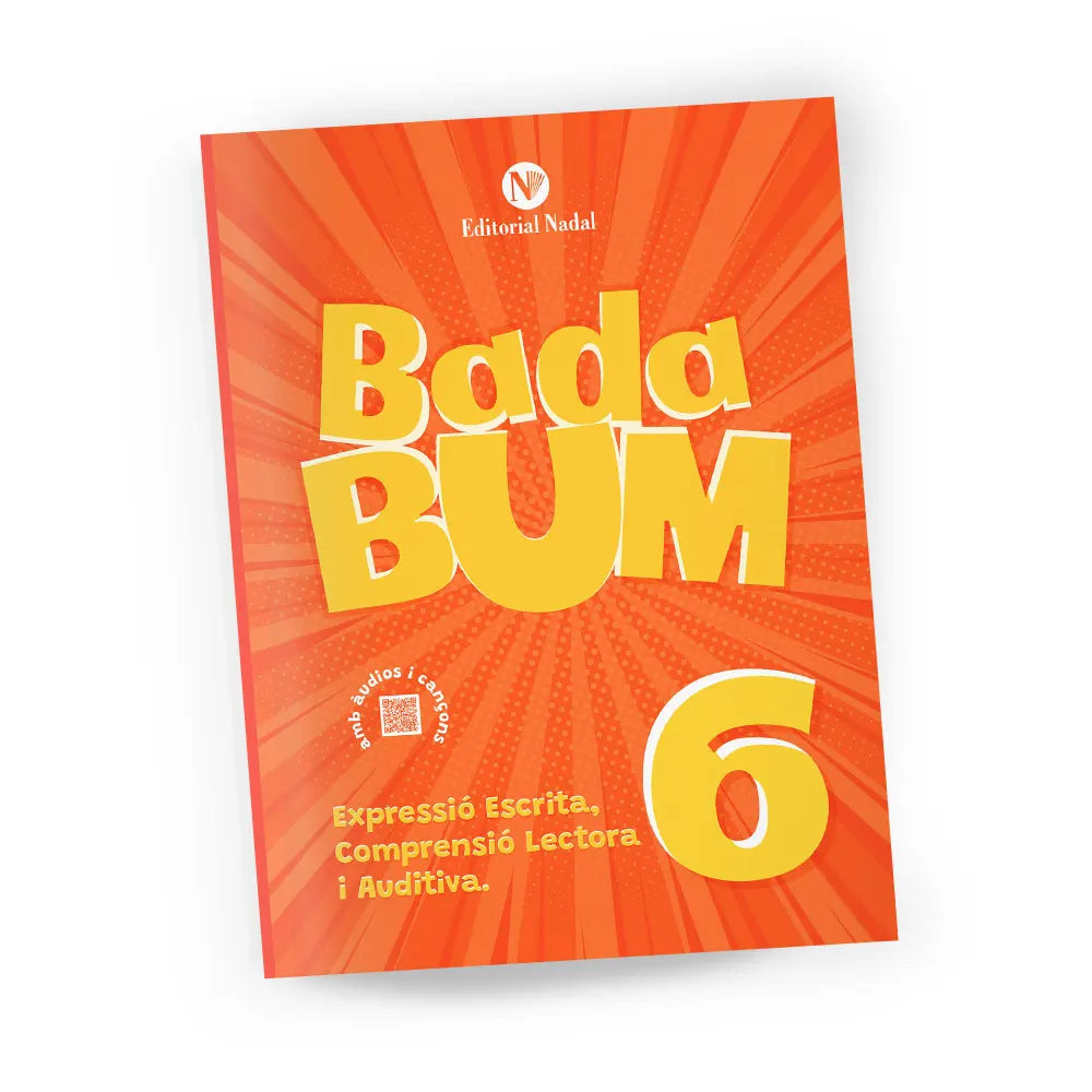 Quadern d’expressió escrita, comprensió lectora i auditiva – BADA BUM 6
