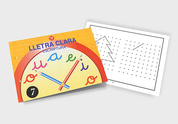 Quadern d'escriptura - Lletra Clara 7 - infantil