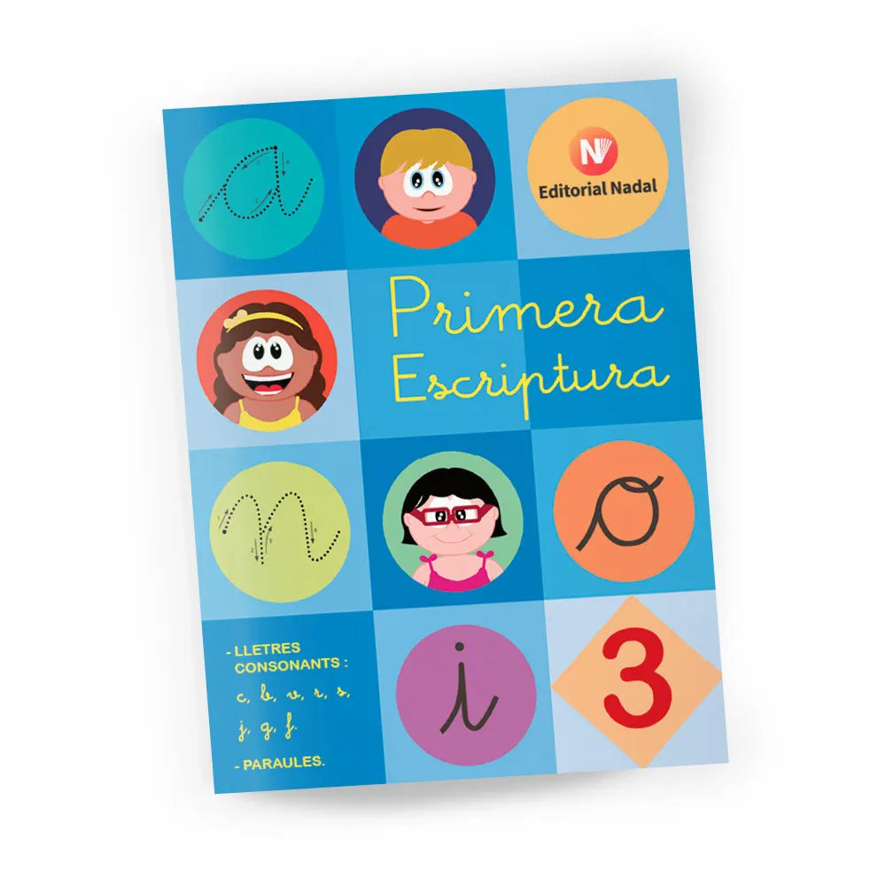 Quadern d'escriptura lligada - Primera Escriptura 3 - infantil