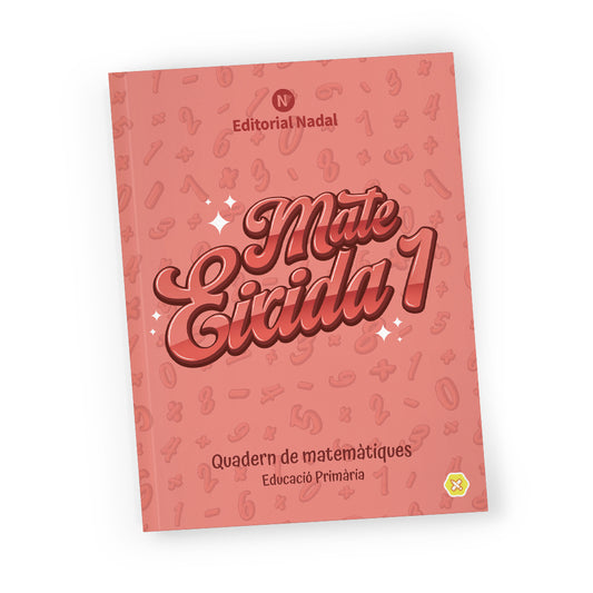 Mate Eixida 1 impremta - Quadern de matemàtiques - 1r de primària