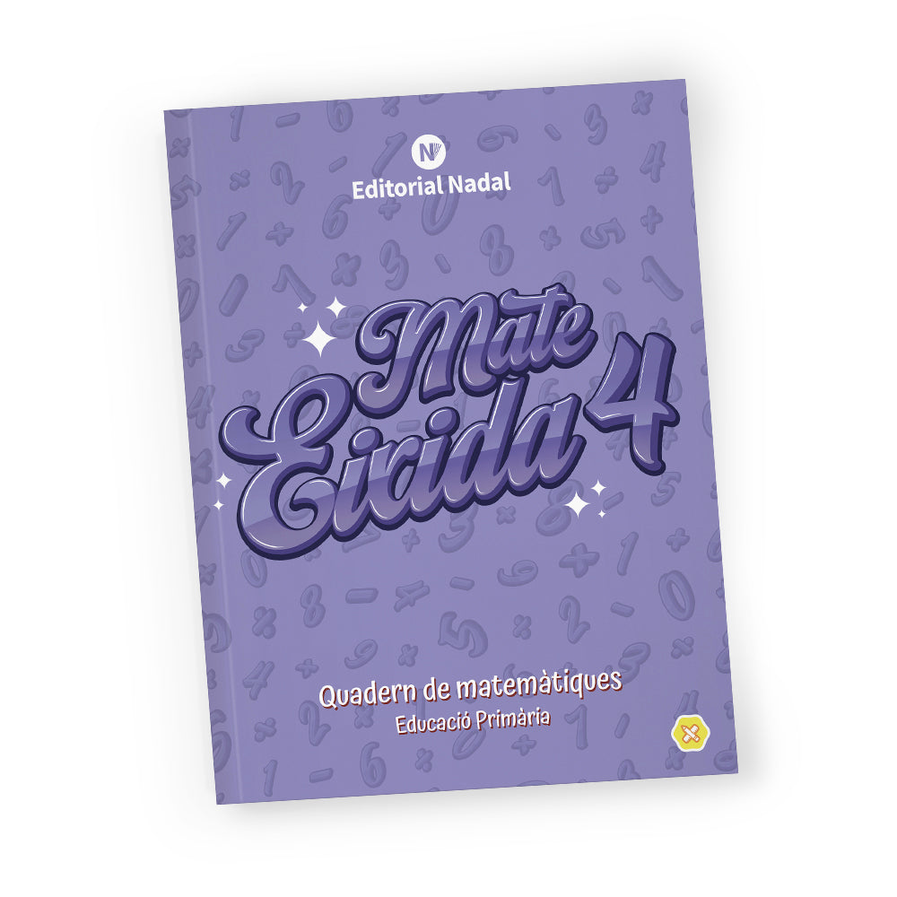 Mate Eixida 4 - Quadern de matemàtiques - 4t de primària