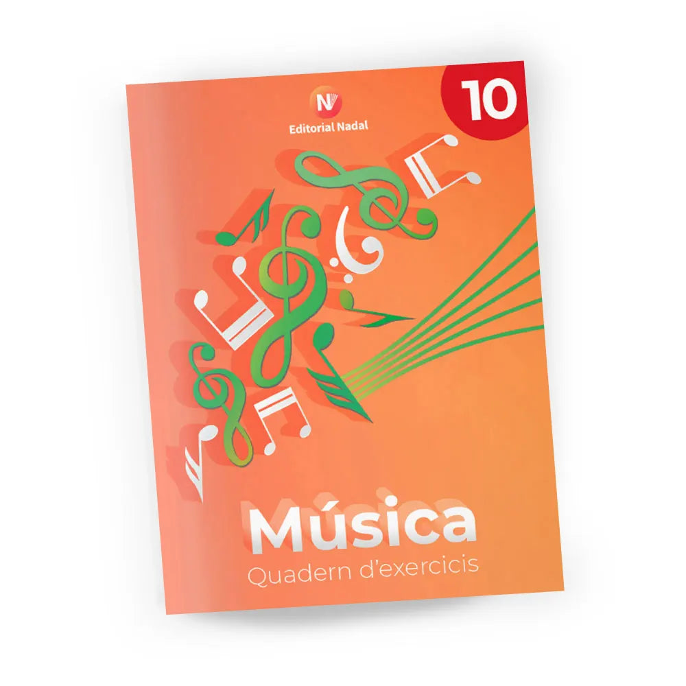 Quadern d'exercicis - Música 10 - primària