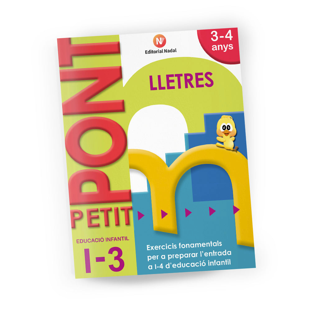 Quadern de grafomotricitat - Petit Pont Infantil - Lletres I3