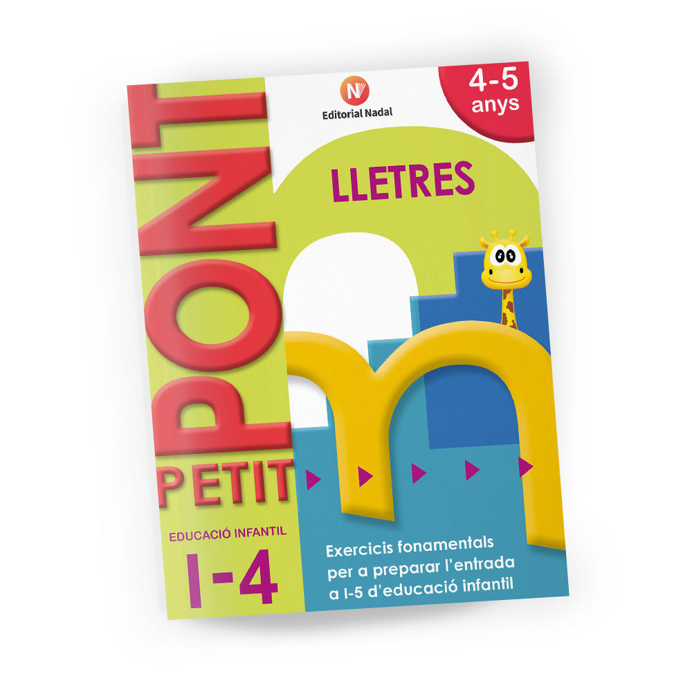 Quadern de grafomotricitat - Petit Pont Infantil - Lletres I4