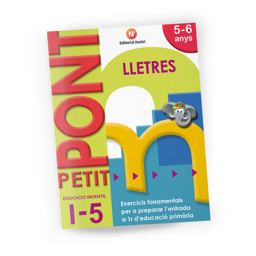 Quadern de grafomotricitat - Petit Pont Infantil - Lletres I5