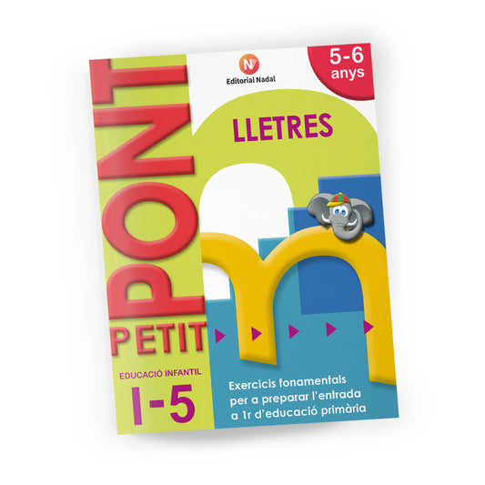 Quadern de grafomotricitat - Petit Pont Infantil - Lletres I5