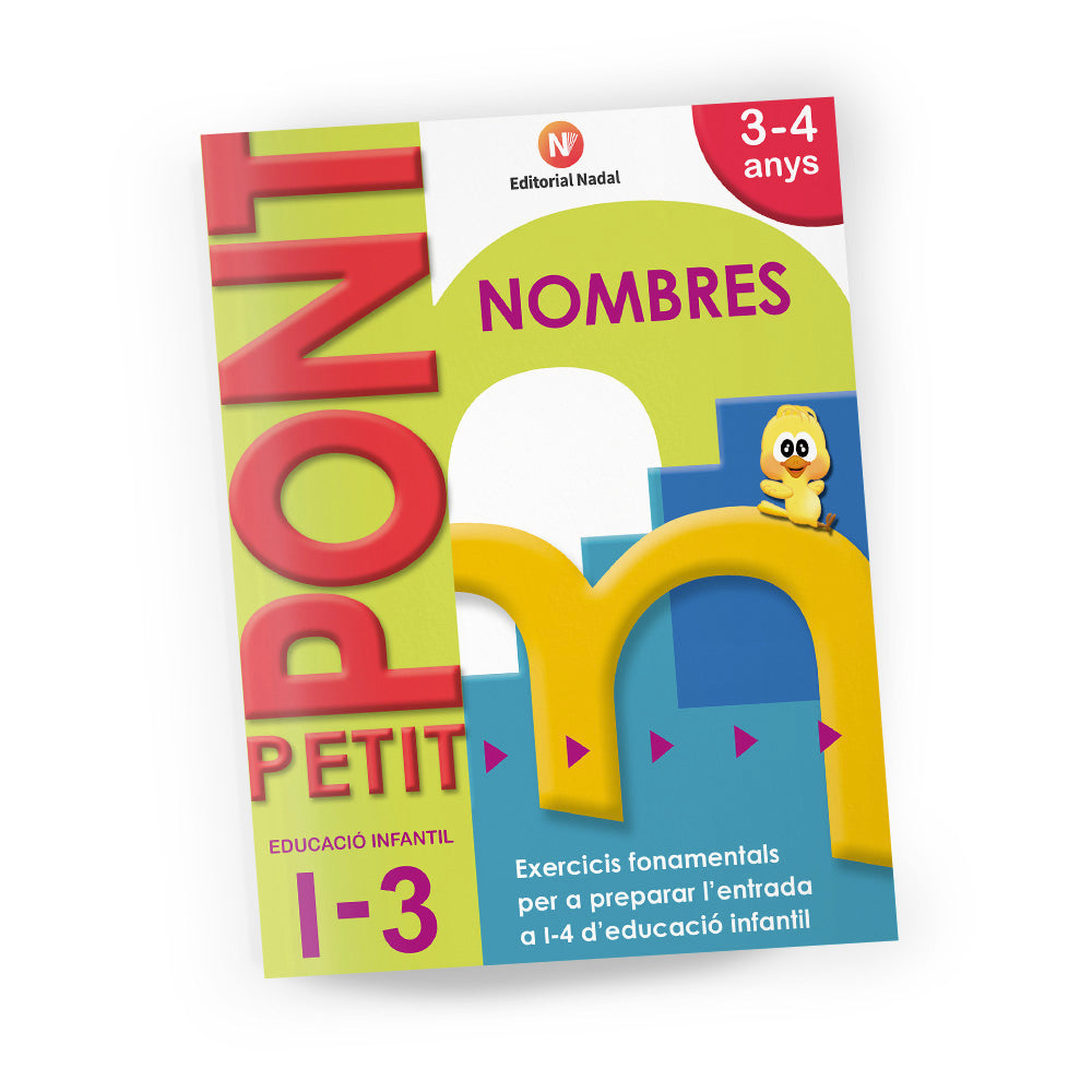 Quadern de grafomotricitat - Petit Pont Infantil - Nombres I3