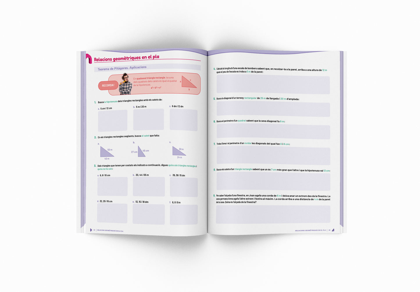Quadern de matemàtiques – Pont Tercer ESO – Secundària