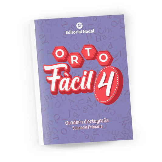 Orto fàcil 4 - Quadern d'ortografia - 4t de primària