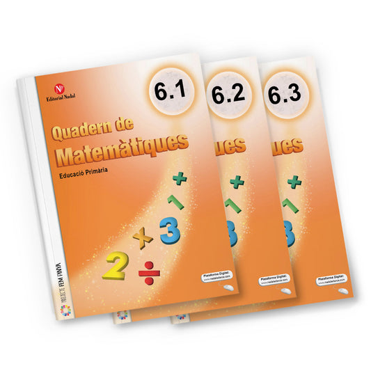 Quaderns de Matemàtiques - 6è primària - Projecte Fem Pinya