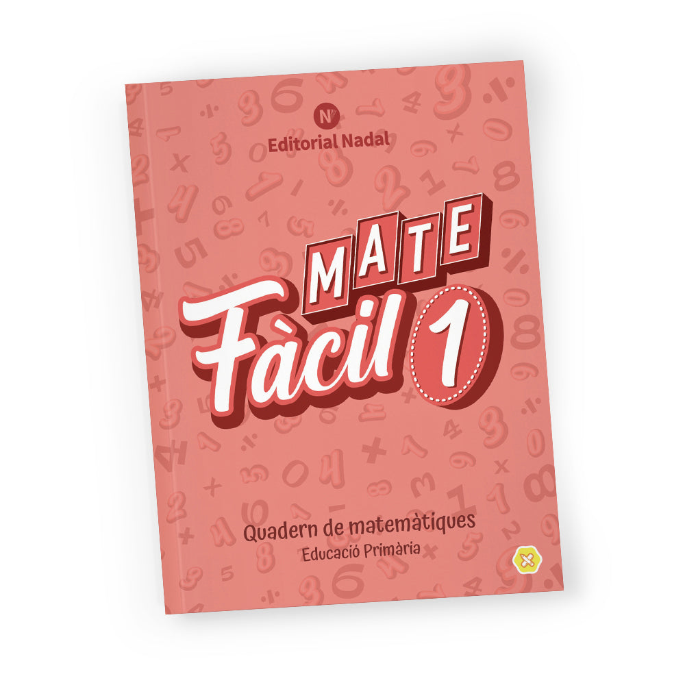 Mate fàcil 1 impremta - Quadern de matemàtiques - 1r de primària