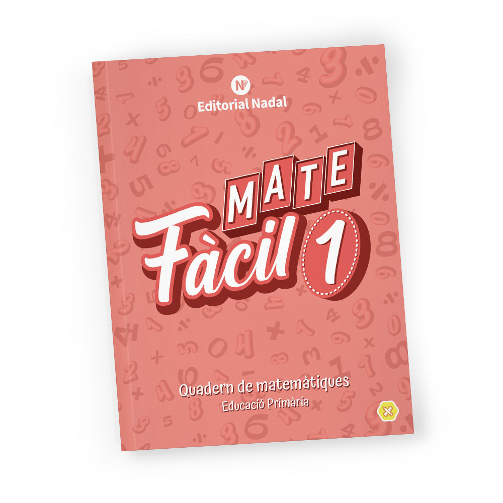 Mate fàcil 1 lligada - Quadern de matemàtiques - 1r de primària