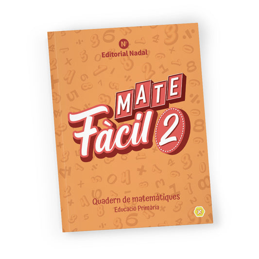 Mate fàcil 2 impremta - Quadern de matemàtiques - 2n de primària