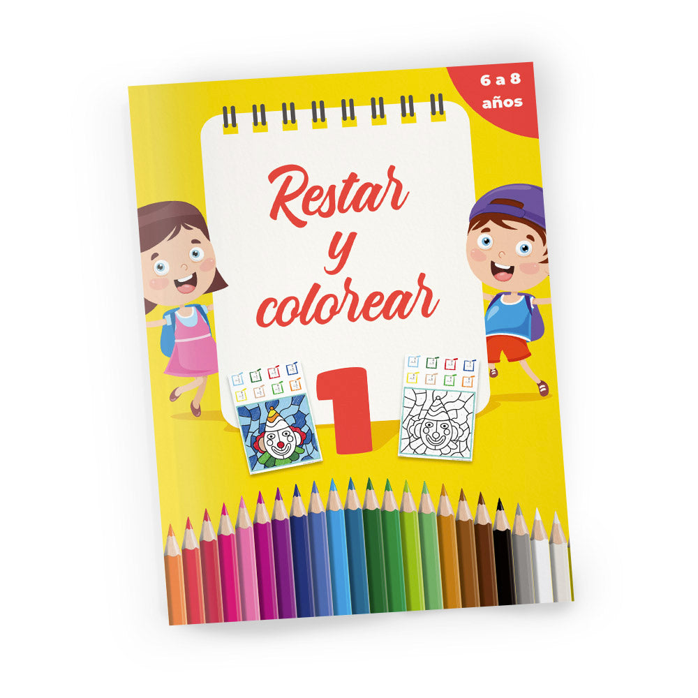Quadern activitats - Restar y colorear 1