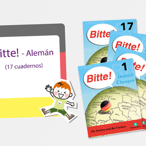 Col·lecció de quaderns escolars en Alemany - Bitte!
