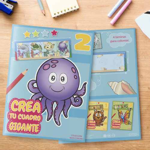 Activitats amb quadre - Crea tu cuadro gigante - Mar