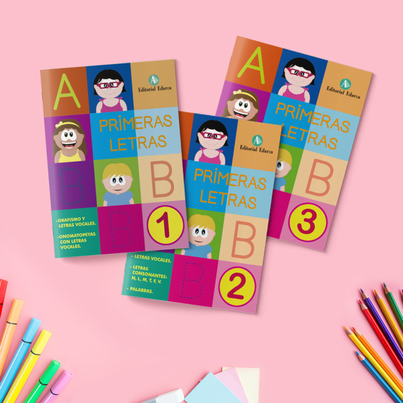Col·lecció de quaderns escriptura - Primeras Letras - lletra majúscula infantil