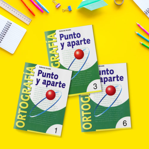 Col·lecció de quaderns d'ortografia - Punto y Aparte serie amarilla - primària