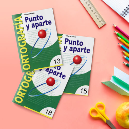 Col·lecció de quaderns d'ortografia - Punto y Aparte  serie roja - primària